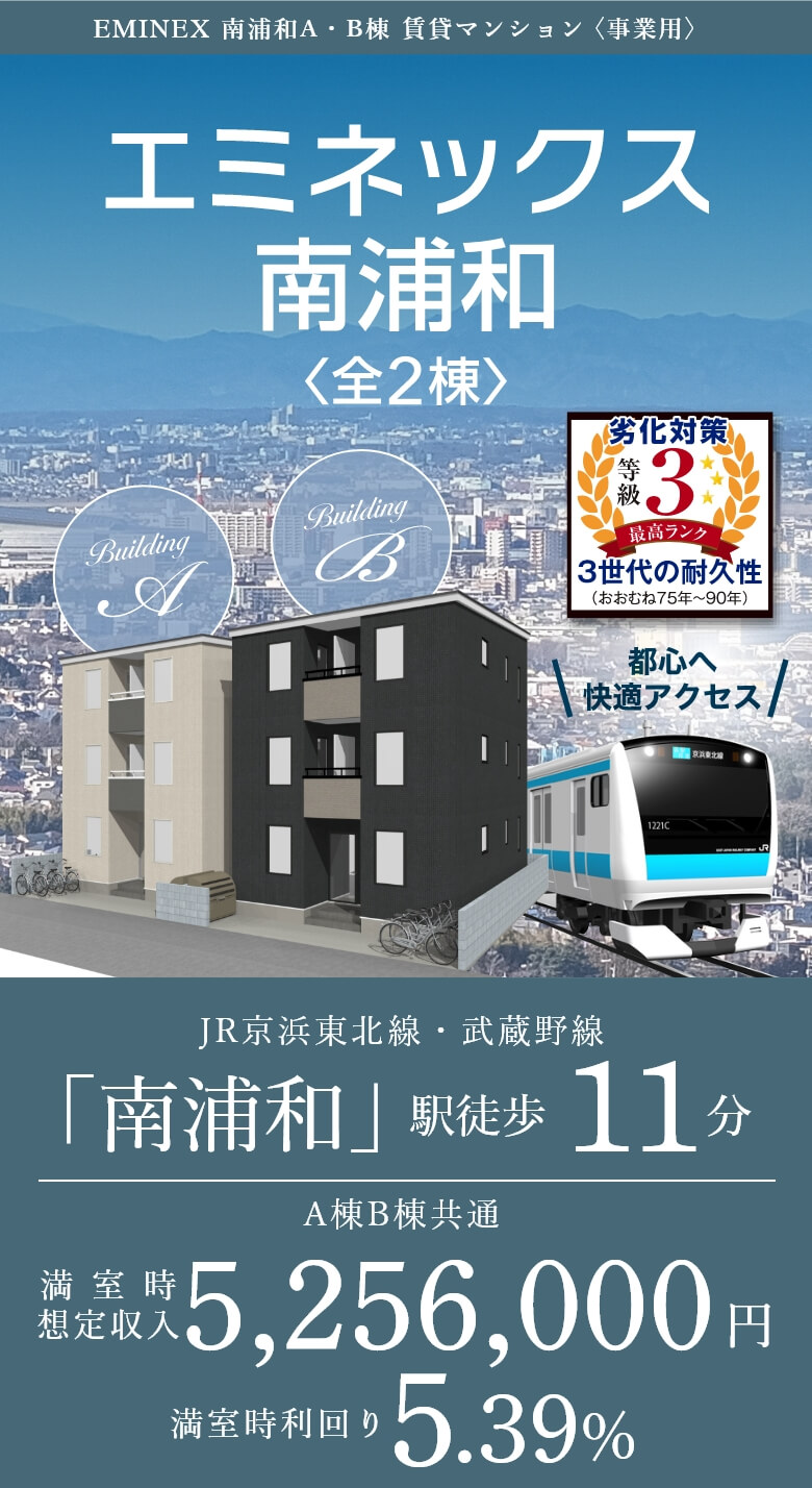 リプロの不動産投資ブランド「エミネックス」南浦和