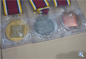 授与されたメダル